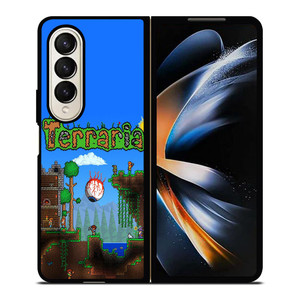 TERRARIA GAMES LOGO Samsung Galaxy Z Fold 4 Case Cover TERRARIA GAMES LOGO Samsung Galaxy Z Fold 4 Case Cover