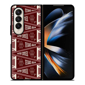 TEXAS AGGIES FLAG Samsung Galaxy Z Fold 4 Case Cover