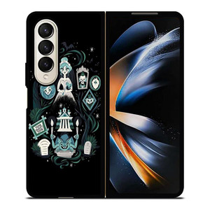 THE HAUNTED MANSION CLIPART Samsung Galaxy Z Fold 4 Case Cover THE HAUNTED MANSION CLIPART Samsung Galaxy Z Fold 4 Case Cover