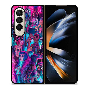 THE MOXES CYBERPUNK 2077 Samsung Galaxy Z Fold 4 Case Cover THE MOXES CYBERPUNK 2077 Samsung Galaxy Z Fold 4 Case Cover