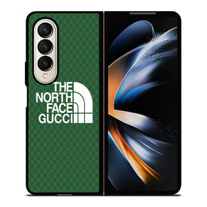 THE NORTH FACE X GUCCI PATTERN Samsung Galaxy Z Fold 4 Case Cover
