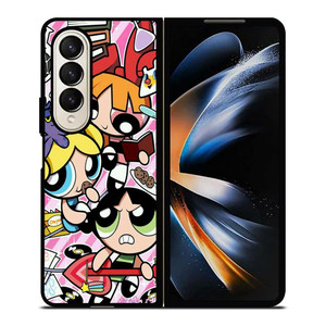 THE POWERPUFF GIRLS COLLAGE Samsung Galaxy Z Fold 4 Case Cover