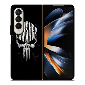 THE PUNISHER LOGO BULLETS Samsung Galaxy Z Fold 4 Case Cover THE PUNISHER LOGO BULLETS Samsung Galaxy Z Fold 4 Case Cover