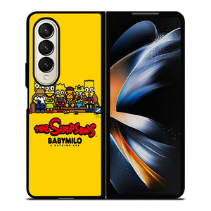THE SIMPSONS BABY MILO BAPE Samsung Galaxy Z Fold 4 Case Cover