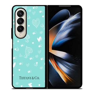 TIFFANY AND CO BRUSHED LOVE Samsung Galaxy Z Fold 4 Case Cover