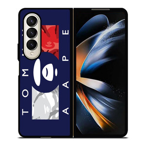 TOMMY HILFIGER BAPE CAMO LOGO Samsung Galaxy Z Fold 4 Case Cover