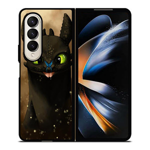 TOOTHLESS CUTE DISNEY Samsung Galaxy Z Fold 4 Case Cover TOOTHLESS CUTE DISNEY Samsung Galaxy Z Fold 4 Case Cover