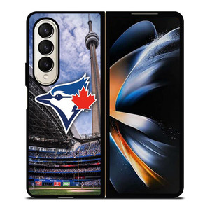 TORONTO BLUE JAYS MLB ICON Samsung Galaxy Z Fold 4 Case Cover TORONTO BLUE JAYS MLB ICON Samsung Galaxy Z Fold 4 Case Cover