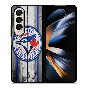 TORONTO BLUE JAYS WOODEN LOGO Samsung Galaxy Z Fold 4 Case Cover