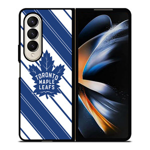 TORONTO MAPLE LEAFS DIAGONAL STRIPE Samsung Galaxy Z Fold 4 Case Cover TORONTO MAPLE LEAFS DIAGONAL STRIPE Samsung Galaxy Z Fold 4 Case Cover