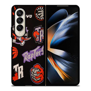 TORONTO RAPTORS LOGO COLLAGE Samsung Galaxy Z Fold 4 Case Cover TORONTO RAPTORS LOGO COLLAGE Samsung Galaxy Z Fold 4 Case Cover