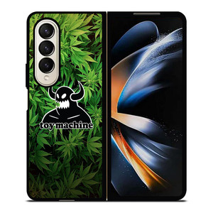 TOY MACHINE SKATEBOARD WEED Samsung Galaxy Z Fold 4 Case Cover TOY MACHINE SKATEBOARD WEED Samsung Galaxy Z Fold 4 Case Cover
