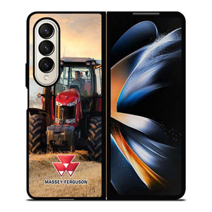 TRACTORS MASSEY FERGUSON Samsung Galaxy Z Fold 4 Case Cover TRACTORS MASSEY FERGUSON Samsung Galaxy Z Fold 4 Case Cover