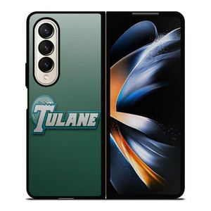 TULANE UNIVERSITY LOGO CARBON Samsung Galaxy Z Fold 4 Case Cover