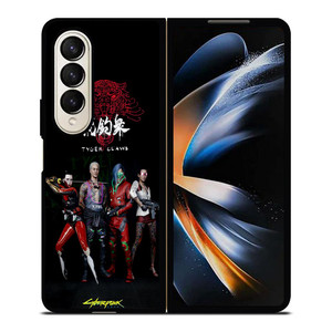 TYGER CLAWS CYBERPUNK 2077 Samsung Galaxy Z Fold 4 Case Cover TYGER CLAWS CYBERPUNK 2077 Samsung Galaxy Z Fold 4 Case Cover