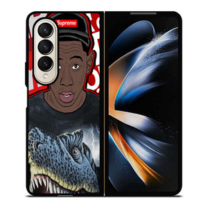 TYLER THE CREATOR SUPREME TYREX Samsung Galaxy Z Fold 4 Case Cover TYLER THE CREATOR SUPREME TYREX Samsung Galaxy Z Fold 4 Case Cover