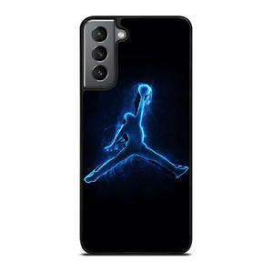 COOL AIR JORDAN LOGO BLUE Samsung Galaxy S21 Plus Case