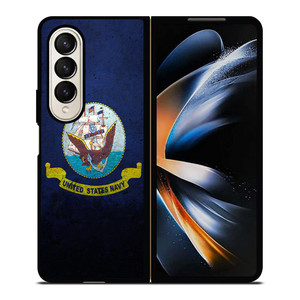 US NAVY LOGO Samsung Galaxy Z Fold 4 Case Cover