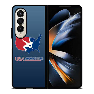 USA WRESTLING SYMBOL Samsung Galaxy Z Fold 4 Case Cover