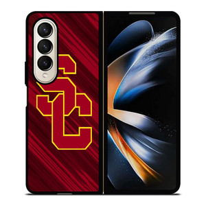 USC TROJANS FOOTBALL LOGO Samsung Galaxy Z Fold 4 Case Cover