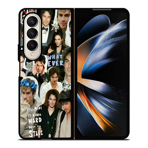 VAMPIRE DIARIES IAN SOMERHALDER COLLAGE Samsung Galaxy Z Fold 4 Case Cover VAMPIRE DIARIES IAN SOMERHALDER COLLAGE Samsung Galaxy Z Fold 4 Case Cover