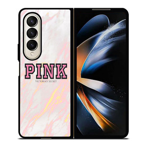 VICTORIA'S SECRET PINK MARBLE Samsung Galaxy Z Fold 4 Case Cover VICTORIA'S SECRET PINK MARBLE Samsung Galaxy Z Fold 4 Case Cover