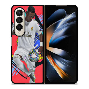 VINICIUS JR REAL MADRID FIFA 20 Samsung Galaxy Z Fold 4 Case Cover VINICIUS JR REAL MADRID FIFA 20 Samsung Galaxy Z Fold 4 Case Cover