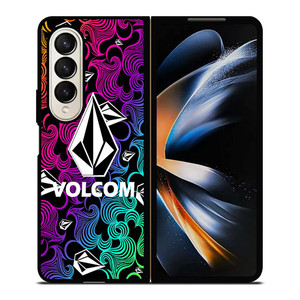 VOLCOM PATTERN LOGO Samsung Galaxy Z Fold 4 Case Cover