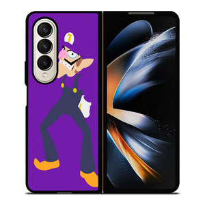WALUIGI SUPER MARIO FLAT Samsung Galaxy Z Fold 4 Case Cover WALUIGI SUPER MARIO FLAT Samsung Galaxy Z Fold 4 Case Cover
