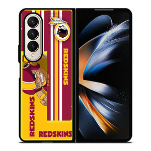 WASHINGTON REDSKINS YELLOW RED MLS Samsung Galaxy Z Fold 4 Case Cover