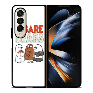 WE BARE BEARS CUTE CARTOON Samsung Galaxy Z Fold 4 Case Cover