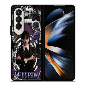 WEDNESDAY ADDAMS FAMILY SERIES Samsung Galaxy Z Fold 4 Case Cover WEDNESDAY ADDAMS FAMILY SERIES Samsung Galaxy Z Fold 4 Case Cover