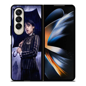 WEDNESDAY ADDAMS JENNA ORTEGA MOVIES Samsung Galaxy Z Fold 4 Case Cover WEDNESDAY ADDAMS JENNA ORTEGA MOVIES Samsung Galaxy Z Fold 4 Case Cover