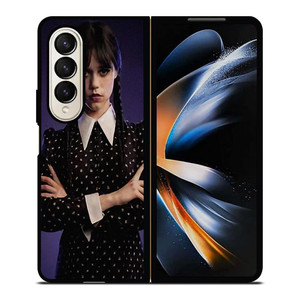 WEDNESDAY ADDAMS JENNA ORTEGA Samsung Galaxy Z Fold 4 Case Cover WEDNESDAY ADDAMS JENNA ORTEGA Samsung Galaxy Z Fold 4 Case Cover