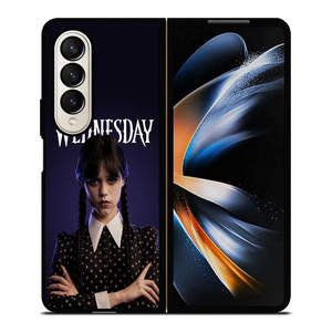 WEDNESDAY ADDAMS MOVIE SERIES Samsung Galaxy Z Fold 4 Case Cover WEDNESDAY ADDAMS MOVIE SERIES Samsung Galaxy Z Fold 4 Case Cover