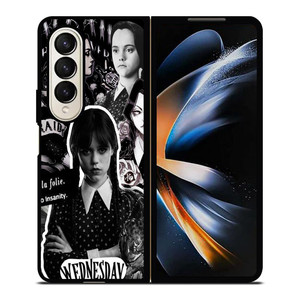 WEDNESDAY ADDAMS MOVIES COLLAGE Samsung Galaxy Z Fold 4 Case Cover