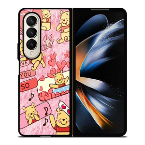 WINNIE THE POOH COLLAGE Samsung Galaxy Z Fold 4 Case Cover WINNIE THE POOH COLLAGE Samsung Galaxy Z Fold 4 Case Cover