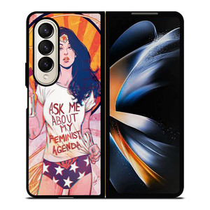 WONDER WOMAN QUOTE Samsung Galaxy Z Fold 4 Case Cover WONDER WOMAN QUOTE Samsung Galaxy Z Fold 4 Case Cover