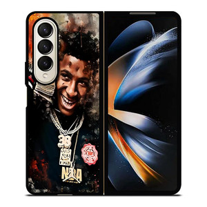 YOUNGBOY NEVER BROKE AGAIN ABSTRAC Samsung Galaxy Z Fold 4 Case Cover