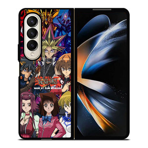 YU GI OH ALL CHARACTERS Samsung Galaxy Z Fold 4 Case Cover YU GI OH ALL CHARACTERS Samsung Galaxy Z Fold 4 Case Cover