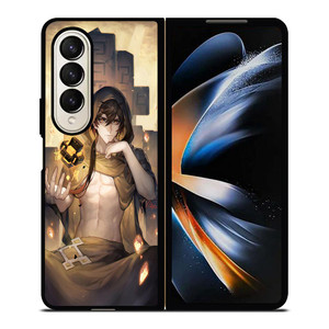 ZHONGLI GENSHIN IMPACT Samsung Galaxy Z Fold 4 Case Cover ZHONGLI GENSHIN IMPACT Samsung Galaxy Z Fold 4 Case Cover