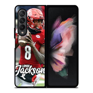 LAMAR JACKSON LOUISVILLE NFL Samsung Galaxy Z Fold 3 Case Cover