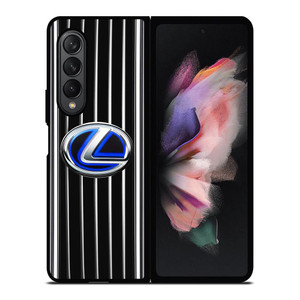 LEXUS METAL STRIPE LOGO Samsung Galaxy Z Fold 3 Case Cover