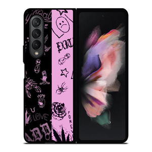 LIL PEEP TATTOO COLLAGE Samsung Galaxy Z Fold 3 Case Cover