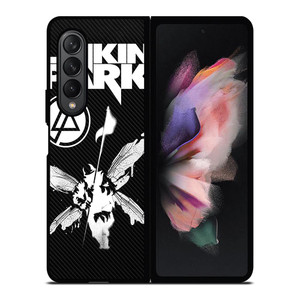 LINKIN PARK LOGO CARBON Samsung Galaxy Z Fold 3 Case Cover