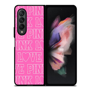 LOVE PINK VICTORIA SECRET Samsung Galaxy Z Fold 3 Case Cover LOVE PINK VICTORIA SECRET Samsung Galaxy Z Fold 3 Case Cover