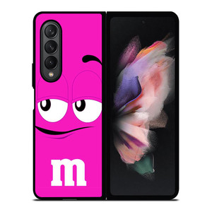 M&M PINK Samsung Galaxy Z Fold 3 Case Cover