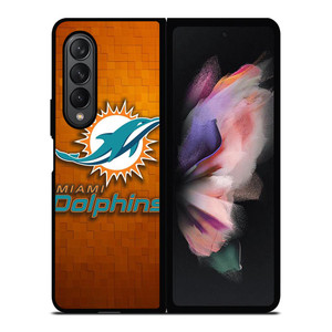 MIAMI DOLPHINS NFL SYMBOL Samsung Galaxy Z Fold 3 Case Cover