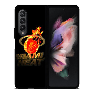 MIAMI HEAT LOGO ART Samsung Galaxy Z Fold 3 Case Cover