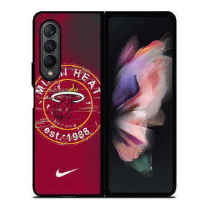 MIAMI HEAT NIKE BADGE Samsung Galaxy Z Fold 3 Case Cover MIAMI HEAT NIKE BADGE Samsung Galaxy Z Fold 3 Case Cover